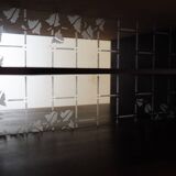 Buffet haut en teck, design danois, années 1970, fabriqué par Børge Dam