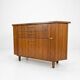 Scandinavian corner unit in teak from the 1960s.