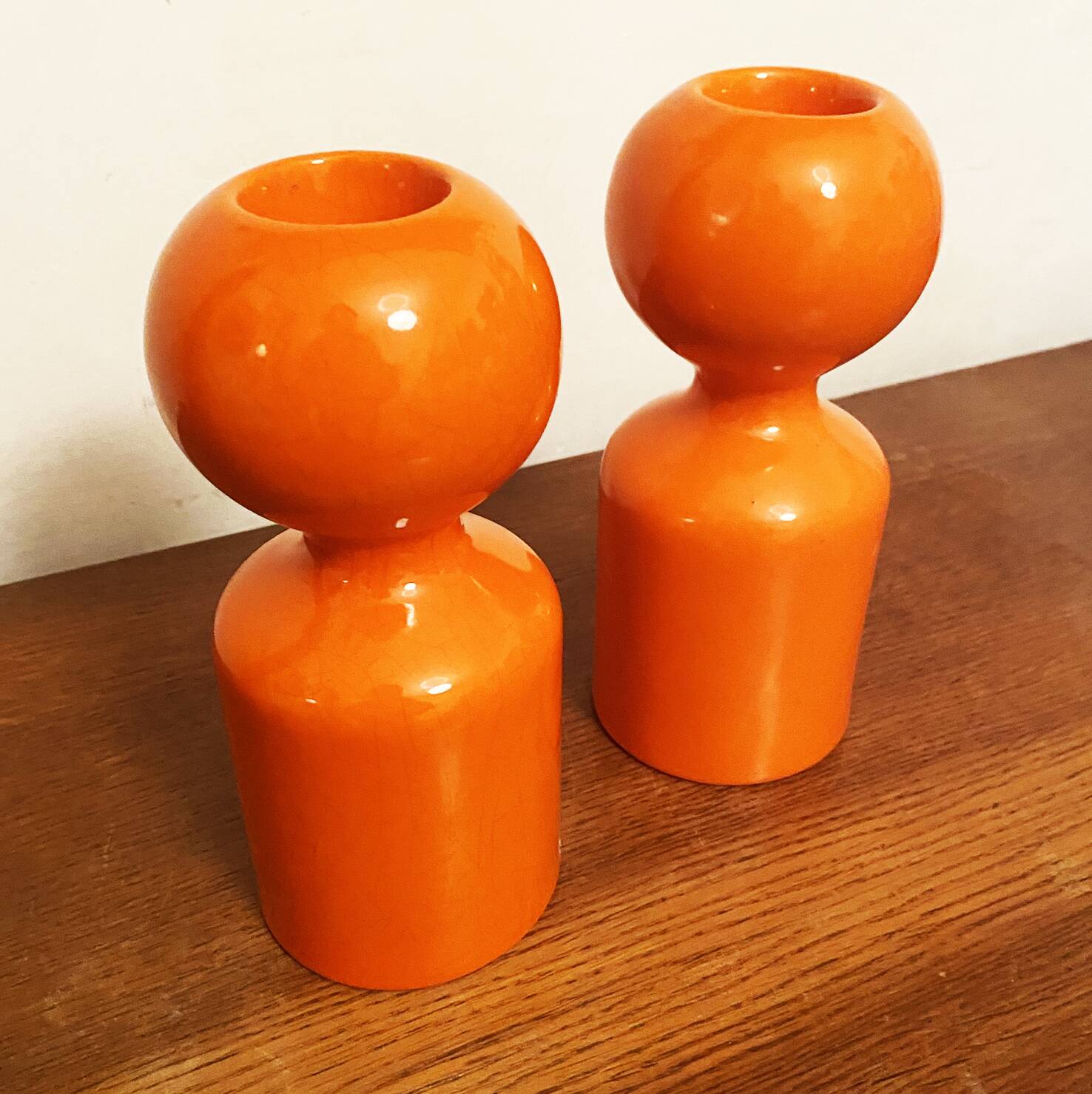 Pair of Liisi Beckmann Candlesticks for Gabbianelli, 1960s
