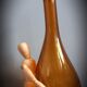 Bouteille marron ocre