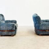 Ensemble de deux fauteuils français