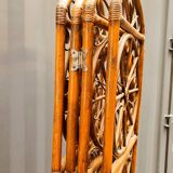 4-leaf peacock rattan screen