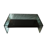 Glass coffee table