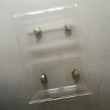 Transparent plexiglass coffee table by Roche Bobois, 1970s design.