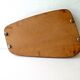 Teak and glass cheese platter, Scandinavian, 60s