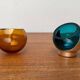 Set of 3 Mid-Century Space Age Art Deco German bowls by Quist, 1960s.