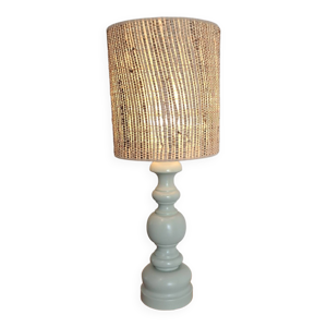 lampe de table en bois