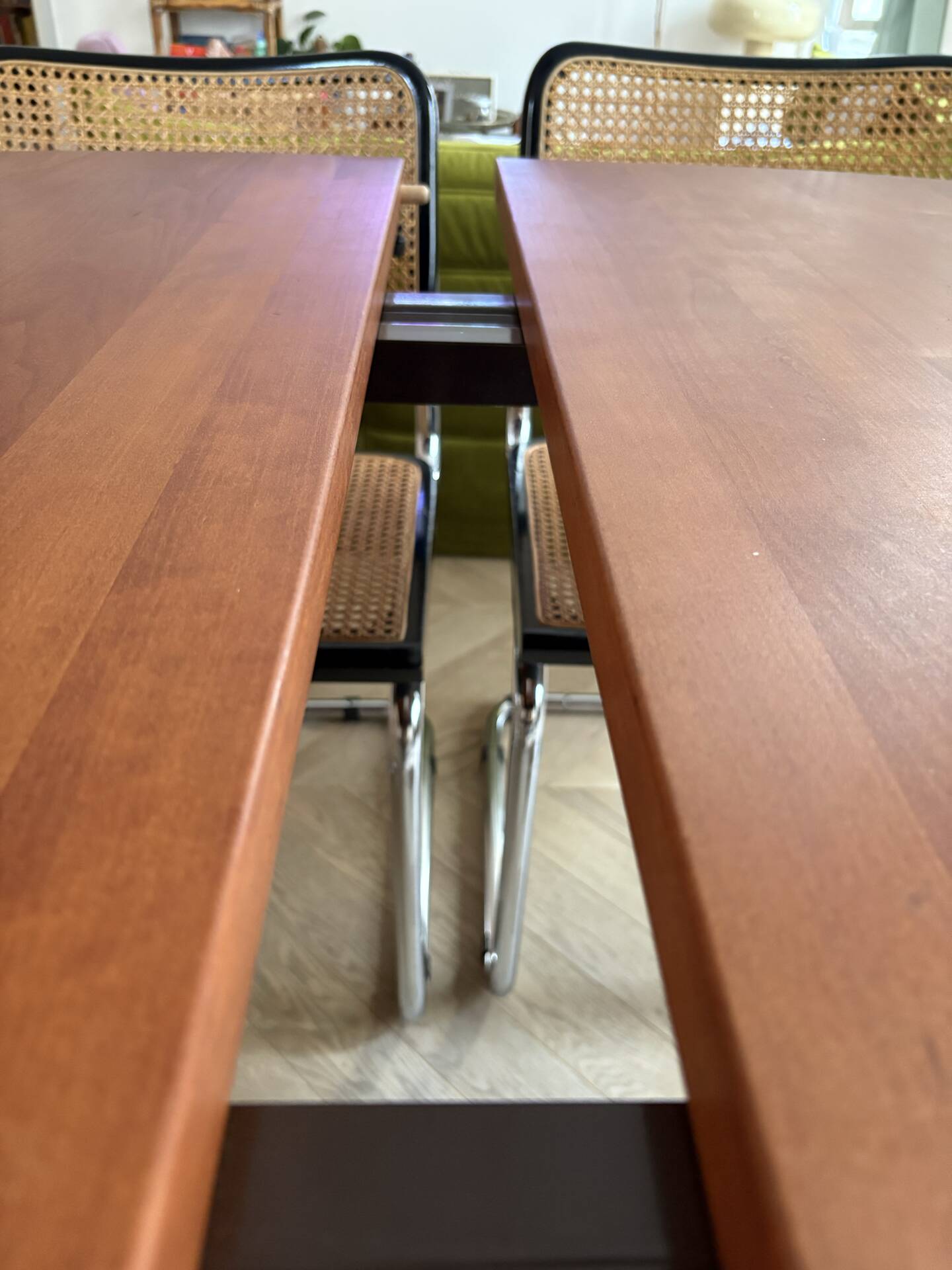 Extendable dining table in cherry wood, Søren Nissen & Ebbe Gehl, Denmark