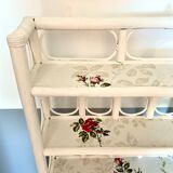 Rattan shelf