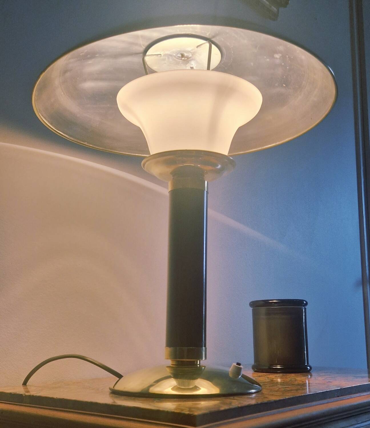 JUMO 350 Grand Luxe lamp - Brass and plexiglass - 1960s
