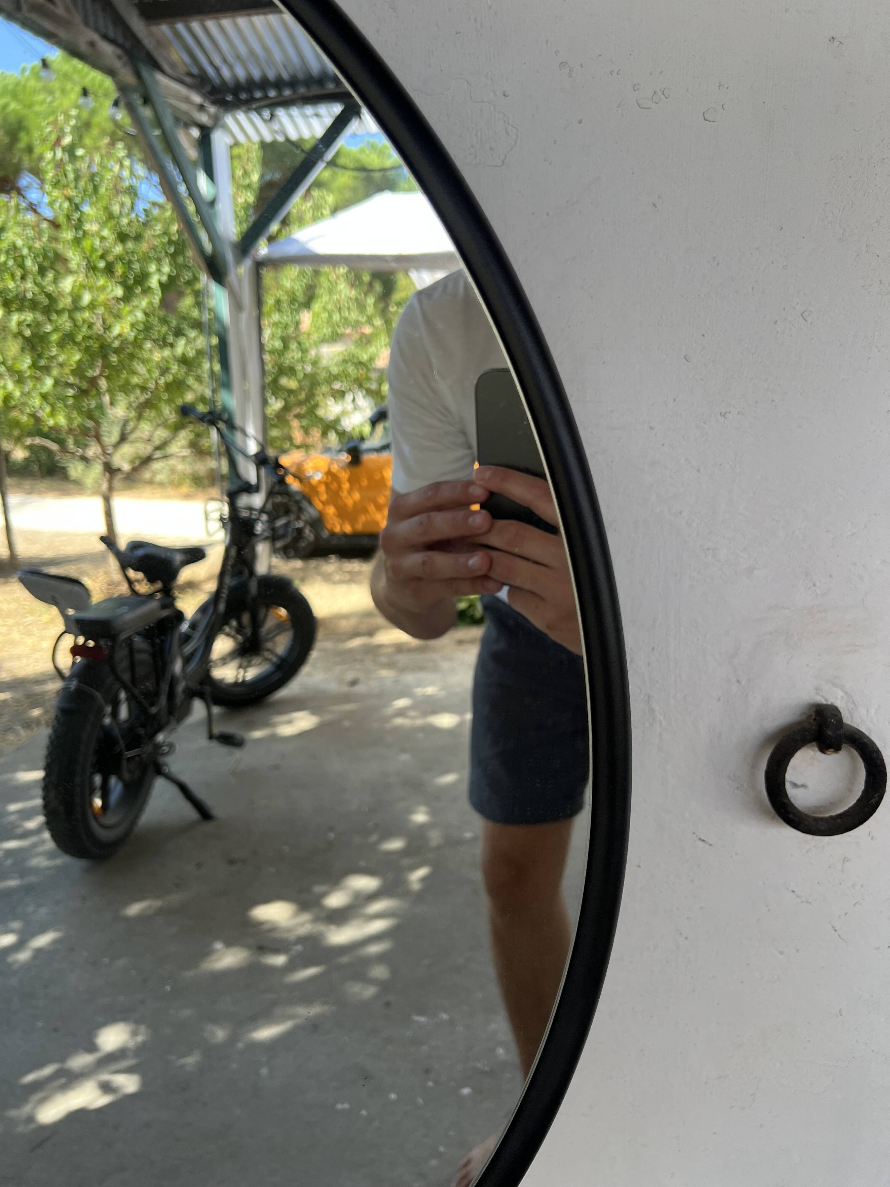 Miroir rond noir - Muubs