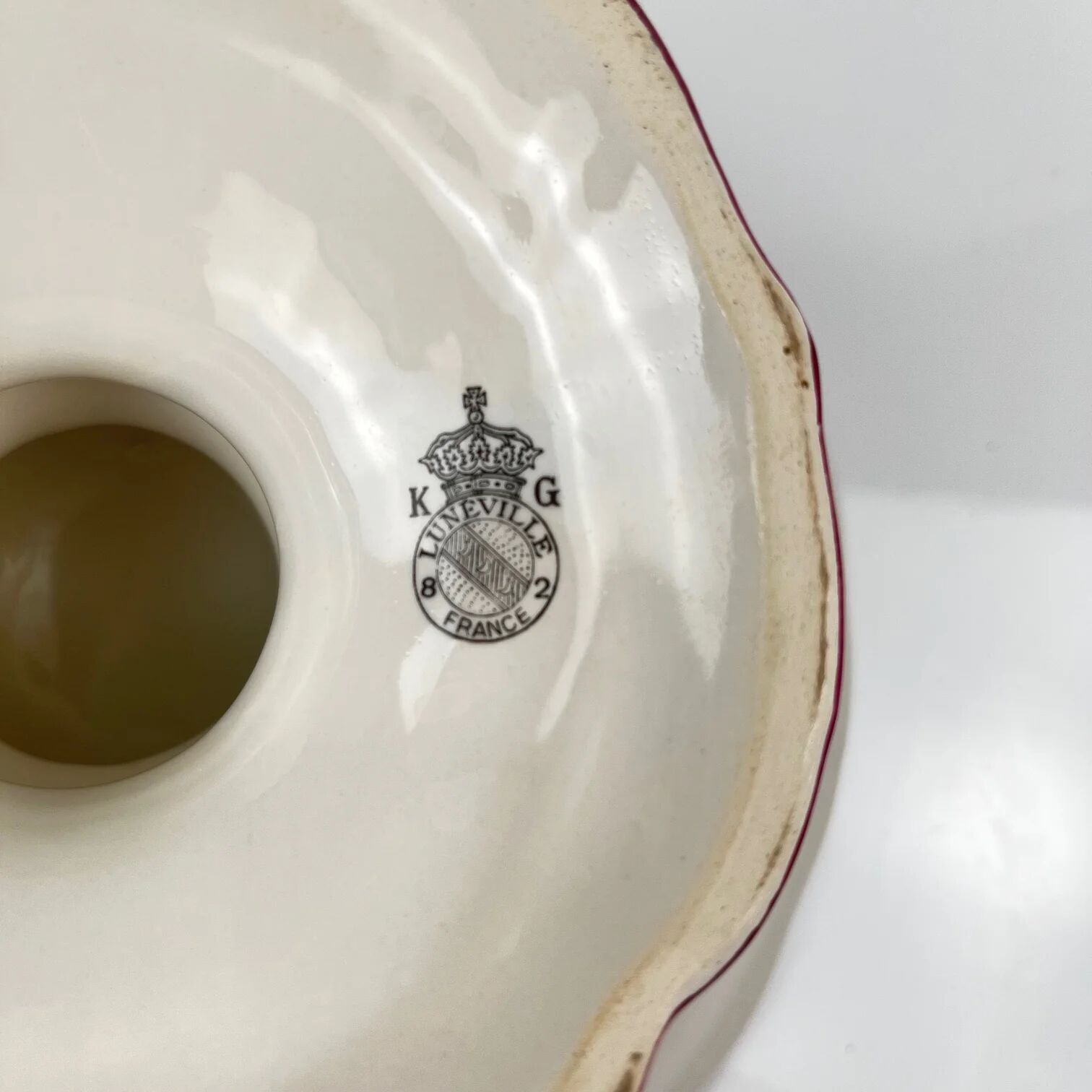 Compote dish model lantern by KG Lunéville