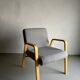 Scandinavian gray easy chair | 1980s