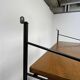 Modular shelf from the 1950s, wood and metal, vintage.