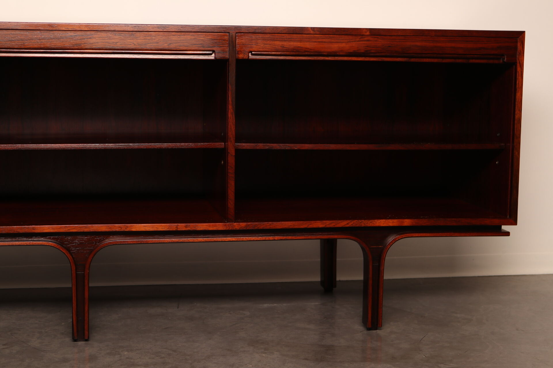 Sideboard in rio-rosewood by Gianfranco Frattini for Bernini - Italy - 1960's
