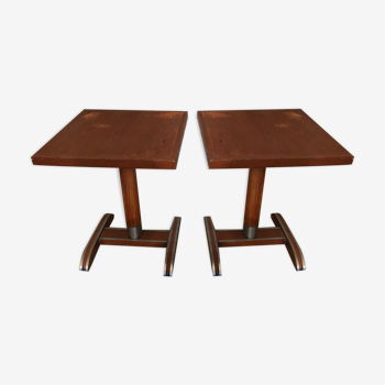 Lot two two tables vintage bistro