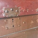 Grande Malle « au bon marché Paris » vintage des années 1900