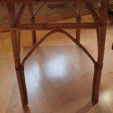 Table basse en rotin