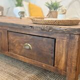 Solid wood coffee table