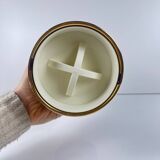 Vintage bottle cooler – marbled effect & gold finish, 1970