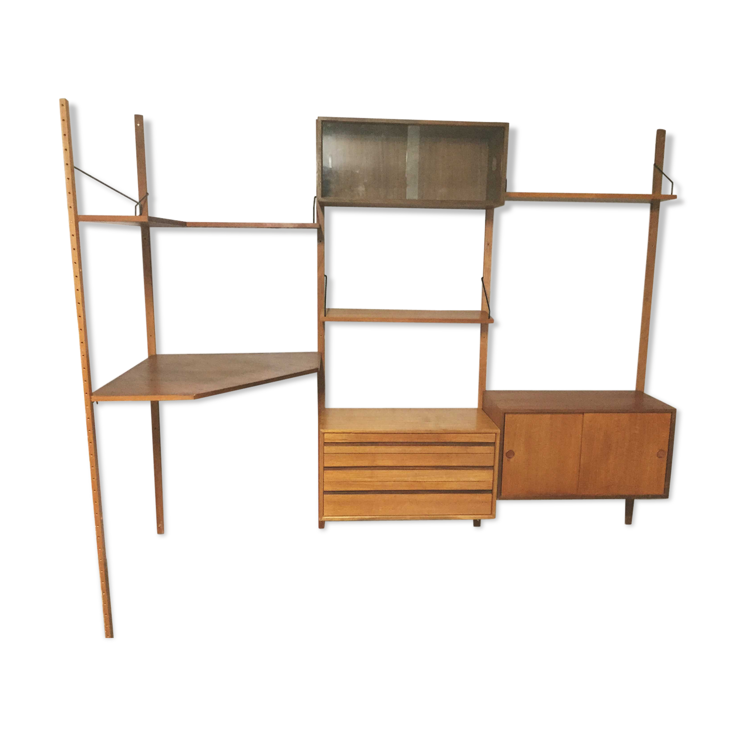 Royal System modular bookcase by Poul Cadovius Denmark 1950 /1960