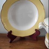 Set of Lunéville soup plates and tureen