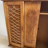 Vintage doll cabinet