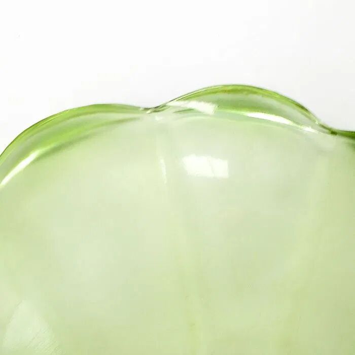 B9M Huta Hortensja green fruit platter no. 324