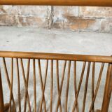 Bamboo magazine holder