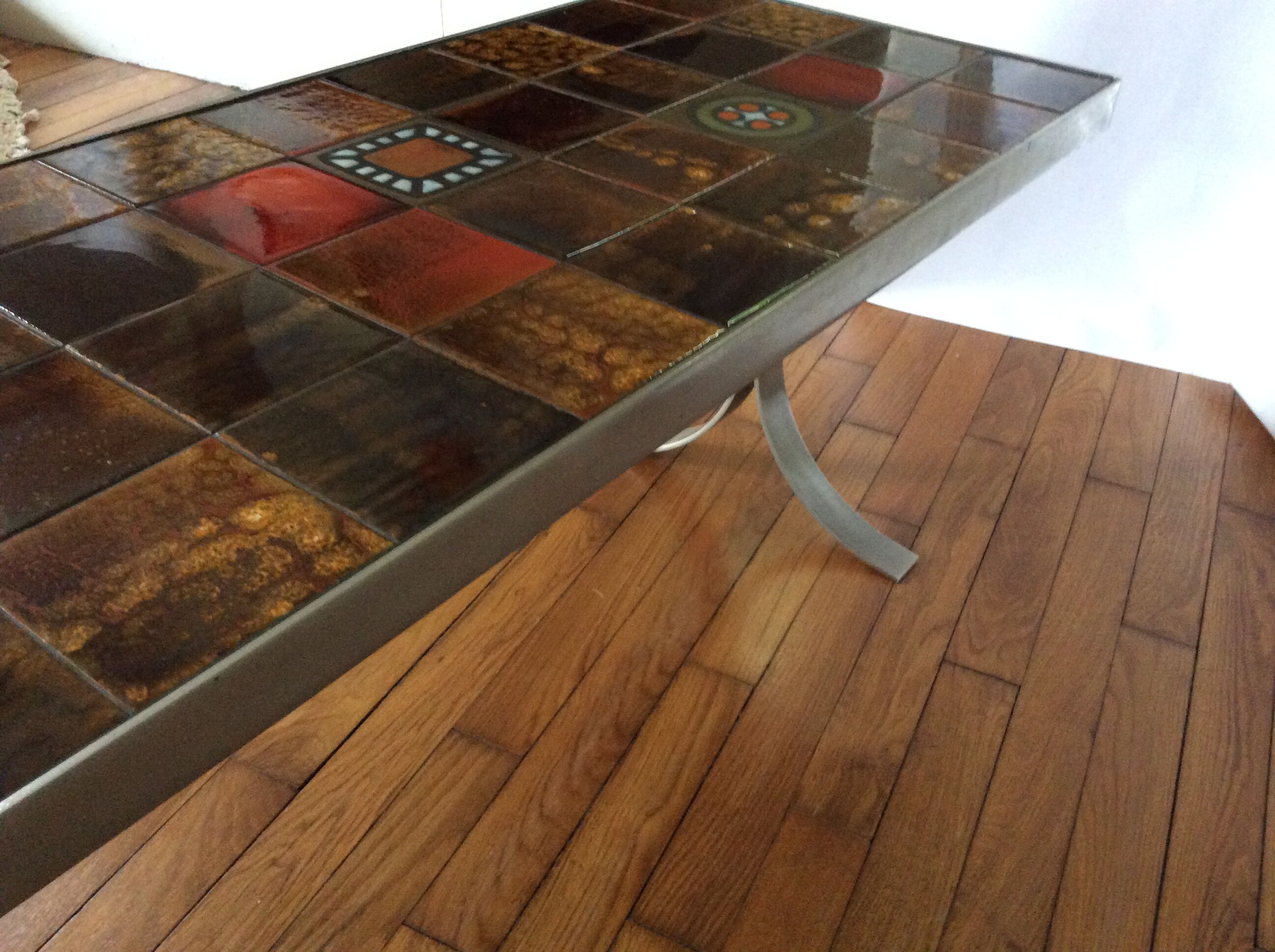 Table basse vintage en céramique