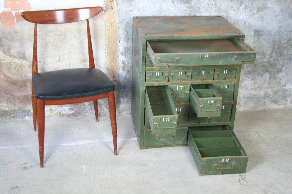 Furniture industrial metal business of army locker drawers 19 50