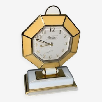 Hour Lavigne clock in gilded metal