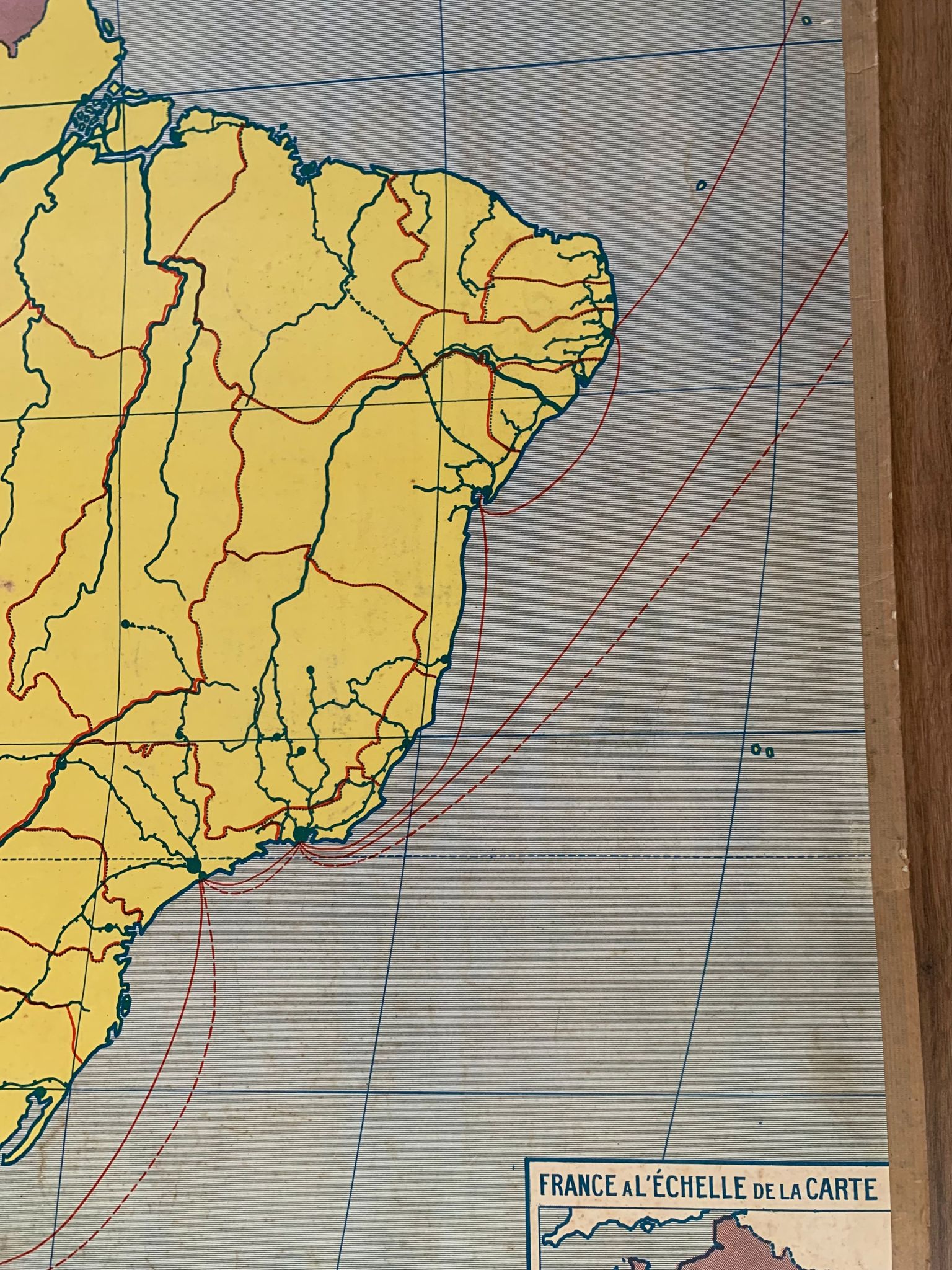 School map n°16 and 16 bis - Political South America