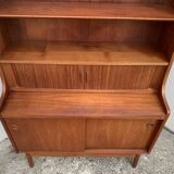 Danish library and its teak secretary 1960 by Johannes Sorth