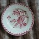10 antique flat plates in ironstone