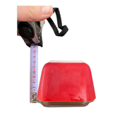 Beurrier Pyrex rouge