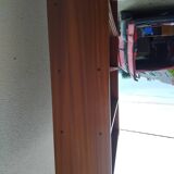 Vintage Scandinavian-style teak bookcase