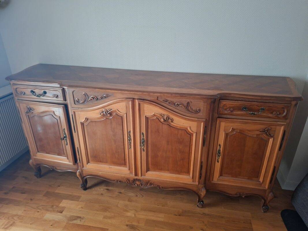 Cherry and oak buffet