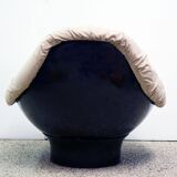 Armchair with pouf 'Rodica' design Mario Brunu for Comfort 1970s