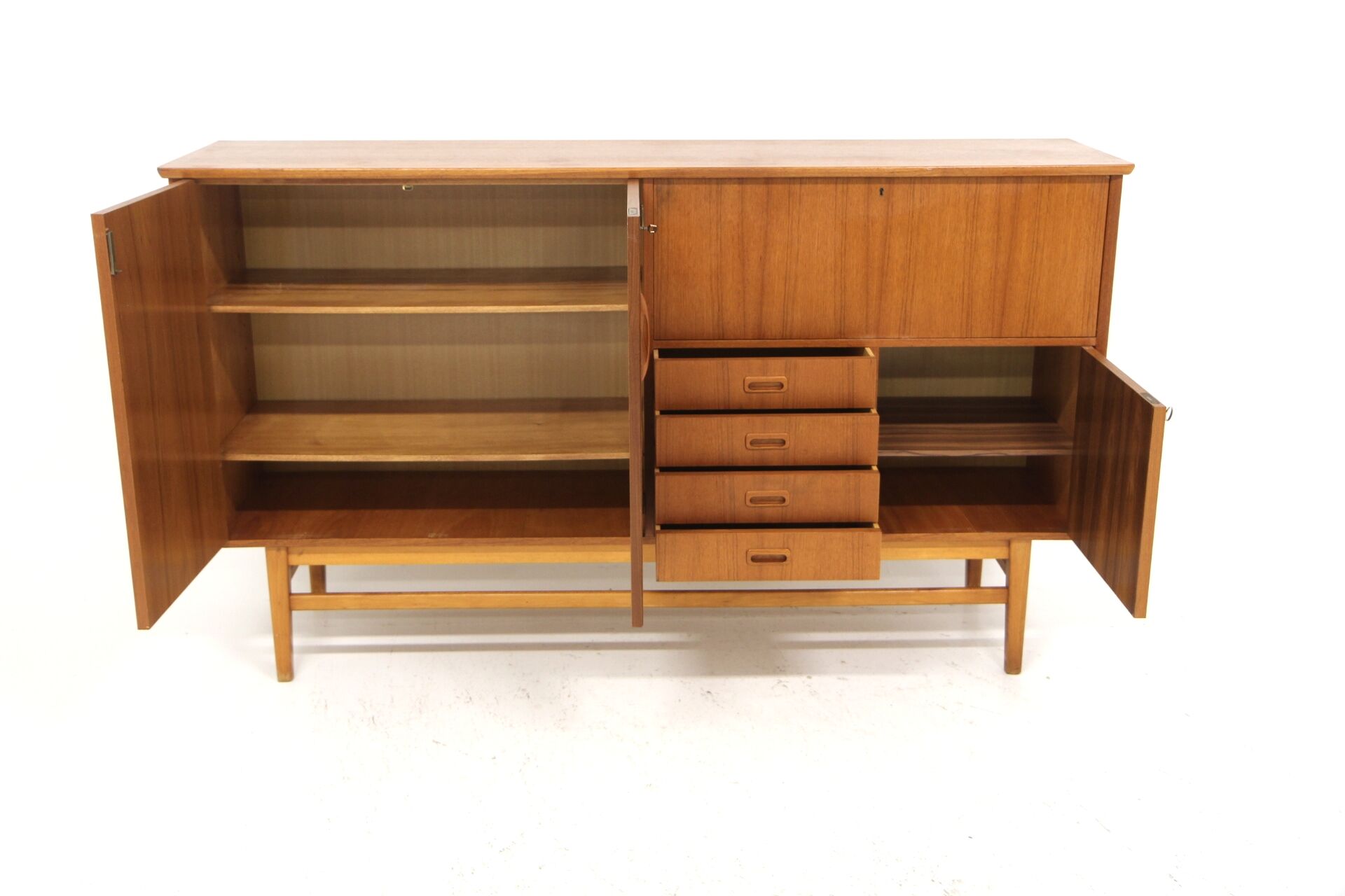 Enfilade scandinave en teck, Suède, 1960