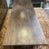 Louis XIII style farmhouse table in solid oak