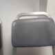 Pair chair desk conference aluminum skai grey vintage blue 1960