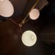 60'S vintage brass chandelier, Cherubin