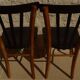2 chaises Lutherma et 2 chaises Bauman de style en bois
