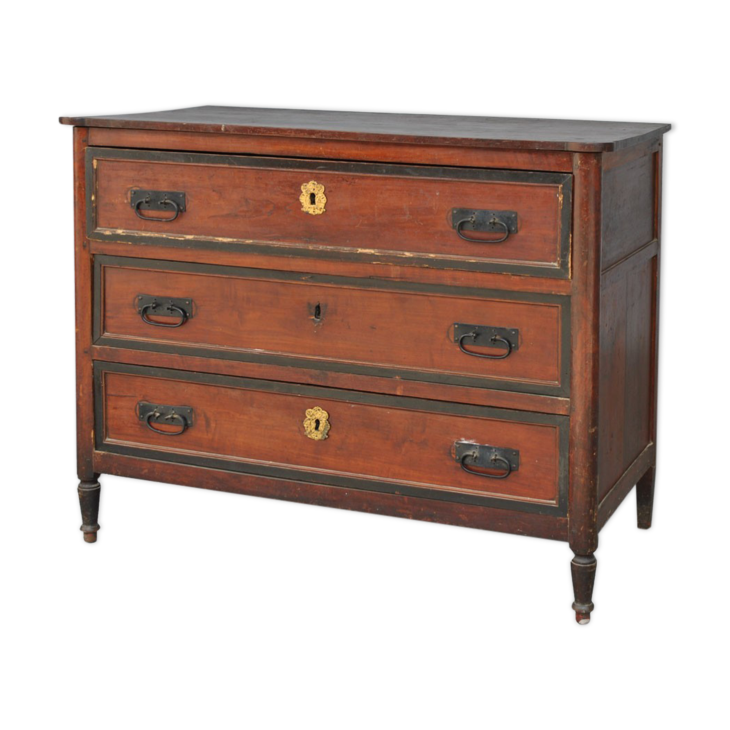 Dresser of epoch Louis XVI Walnut