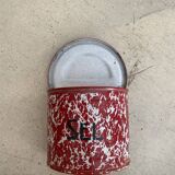 Salt box enamelled sheet metal