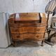 Vintage curved slope secretary