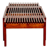 Console moderniste en noyer des années 1960