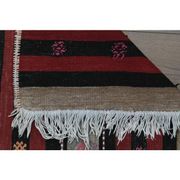 Flatweave Antique Turkish Vintage Orange Kilim Rug 153x332