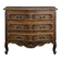 Commode néo rustique galbée richement sculptée